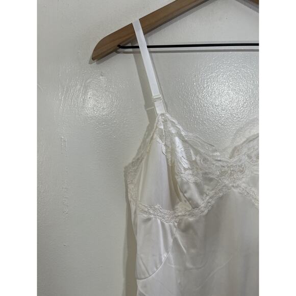 Vtg Y2K 90s Fairy Ballet Coquette Lace Romantic Slip Babydoll Dress 34 Angelic - Picture 3 of 12